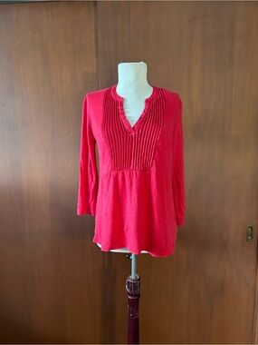 Boden Linen Red Shirt